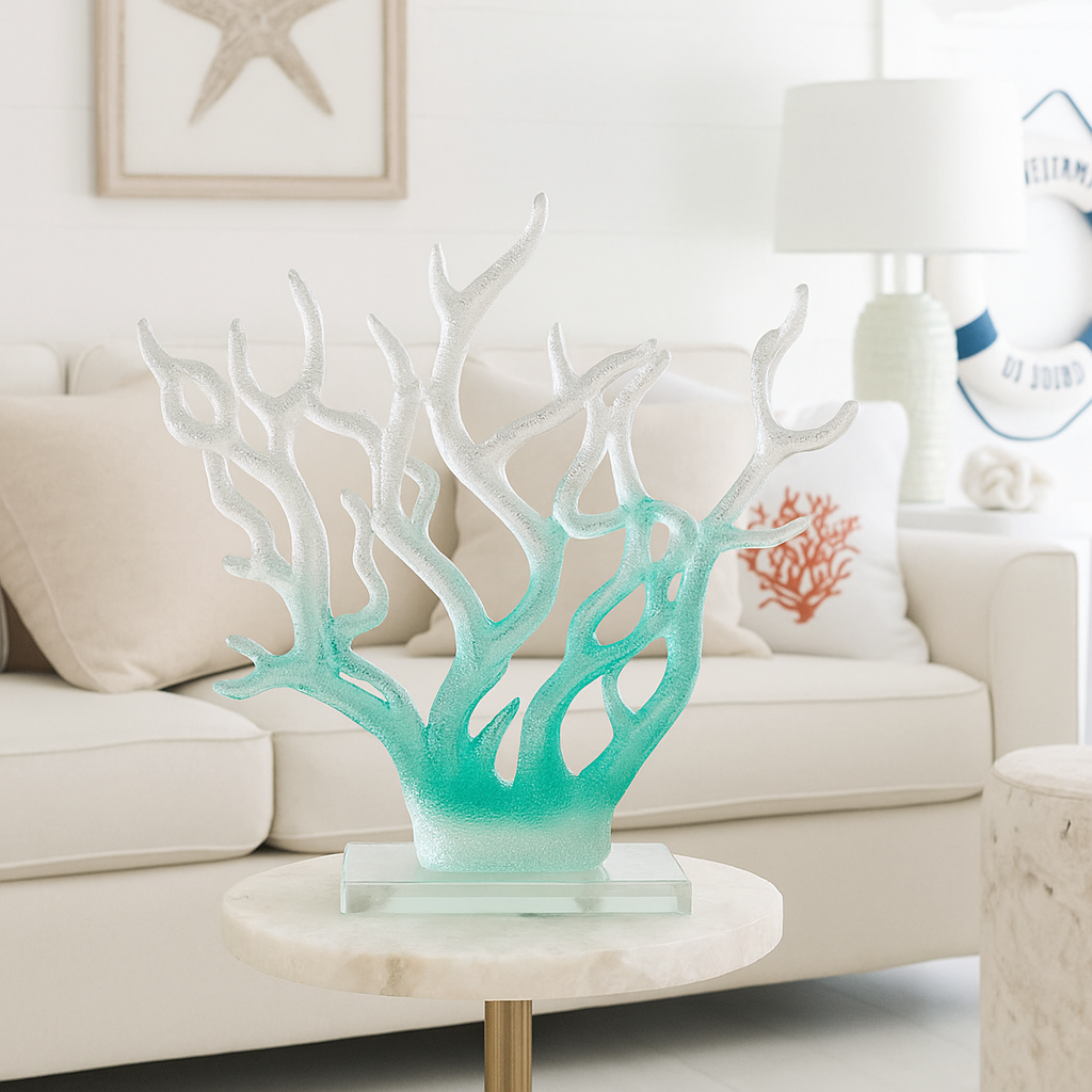 CORAL GRANDE TEXTURIZADO AZUL