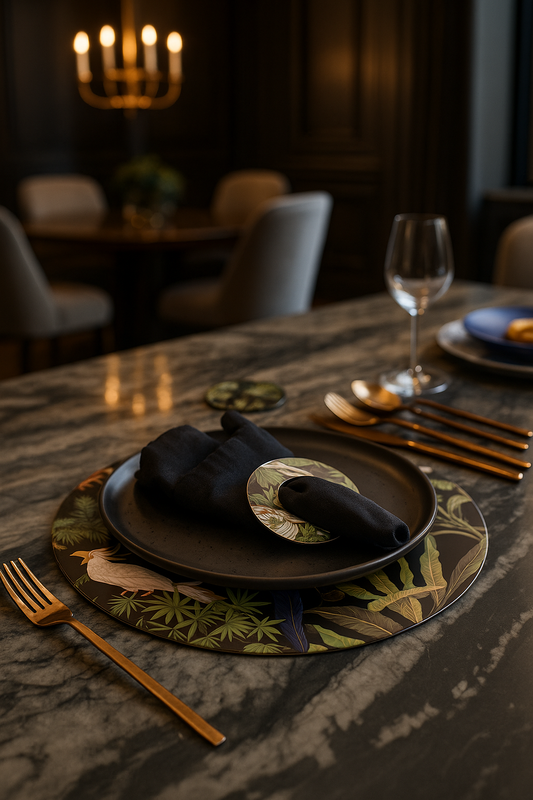 SET/4 DE MESA PAJAROS ACRILICO