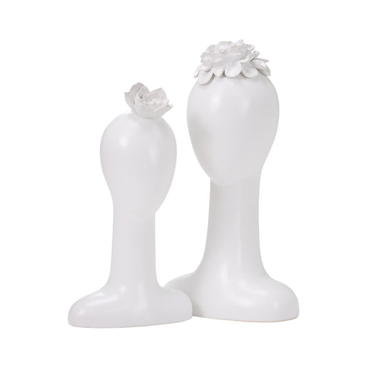 SET/2 ESCULTURAS HALTON CERAMIC