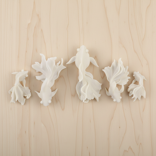 SET/4 PECES LABETTE BCOS P/PARED RESINA