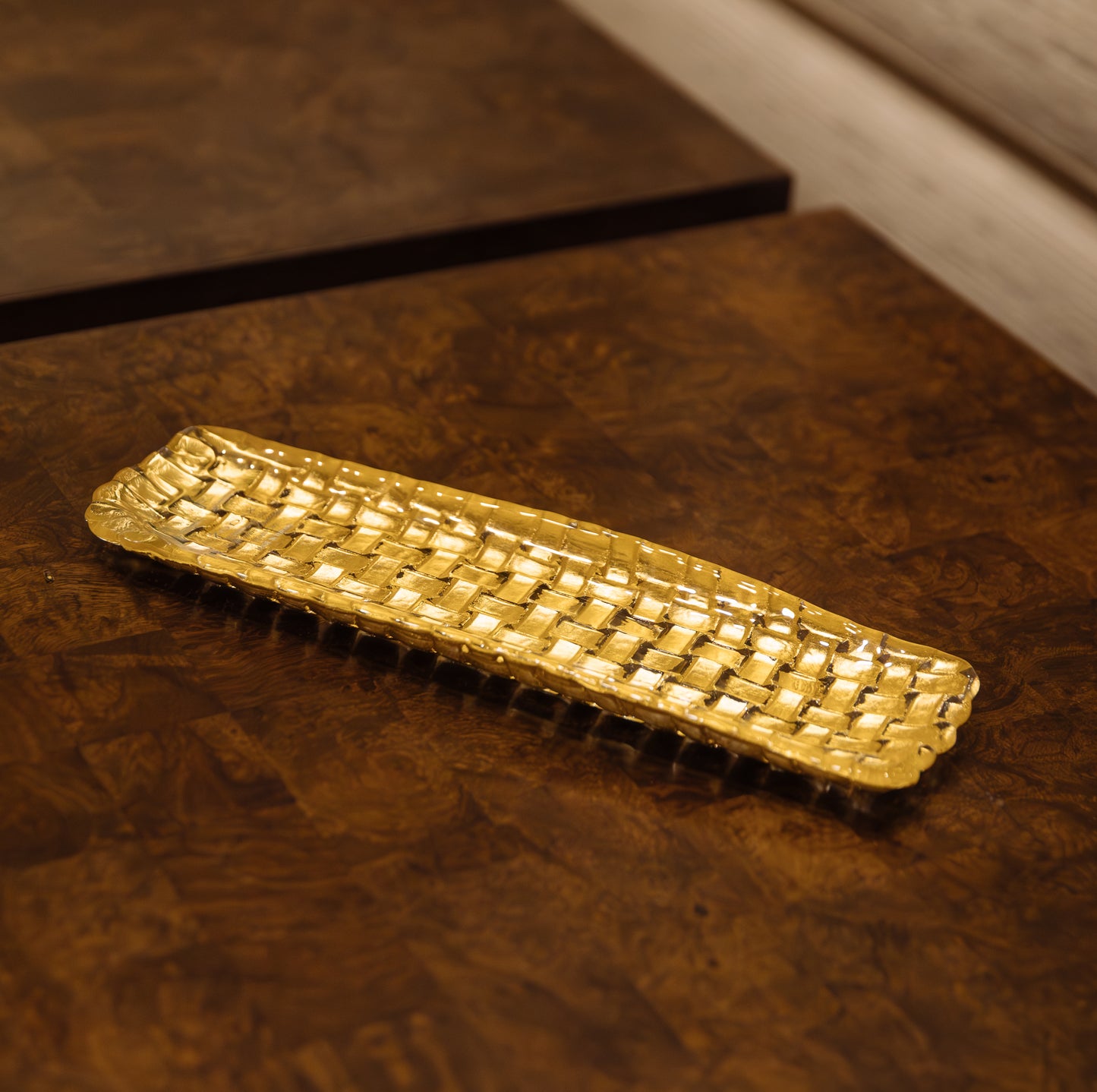 Charola Rectangular Trenzada