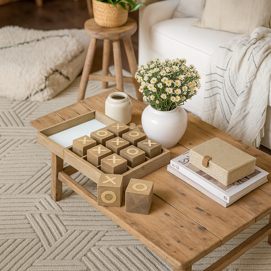 TIC-TAC-TOE  MADERA COLOR NATURAL