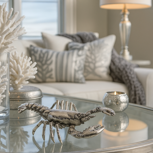 LANGOSTINO DECORATIVO PLATEADO