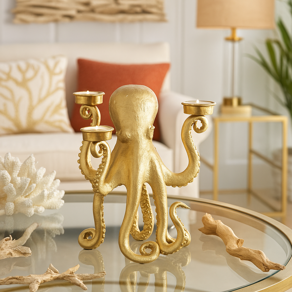 PORTAVELAS PULPO