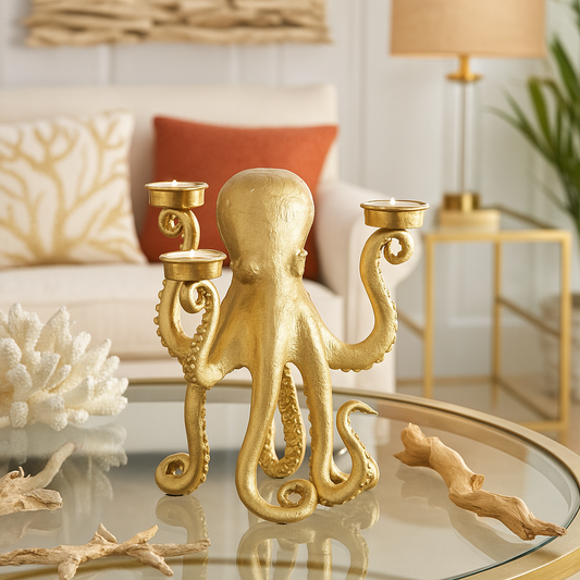 PORTAVELAS PULPO
