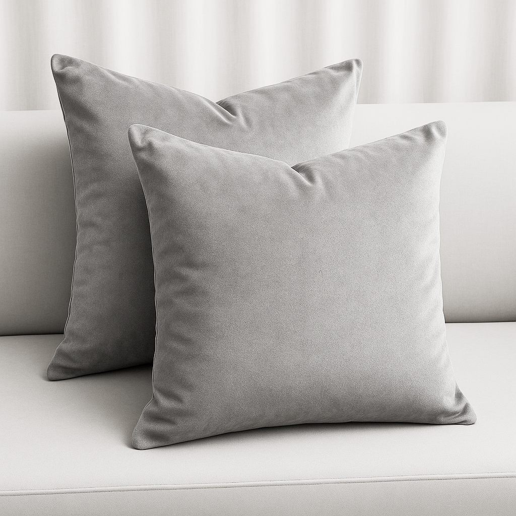 COJIN 75X75 BASE ITALIAN VELVET PLATINUM