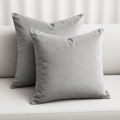 COJIN 75X75 BASE ITALIAN VELVET PLATINUM