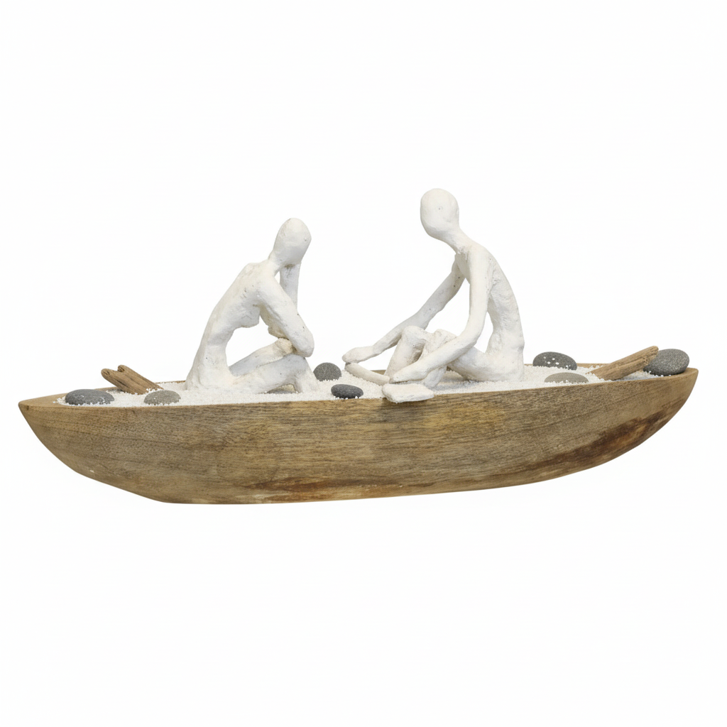 ESCULTURA CANOA&PAREJA