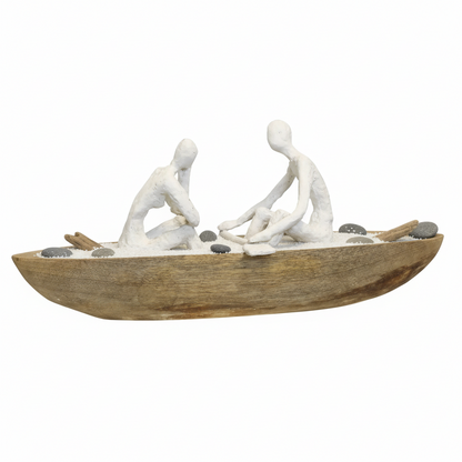 ESCULTURA CANOA&PAREJA