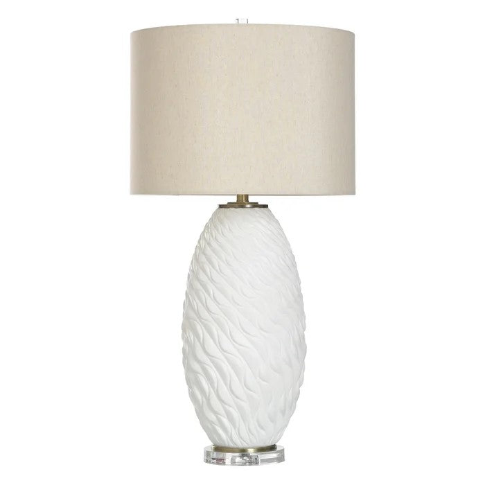 LAMPARA HALIFAX CERAMICA BLANCA