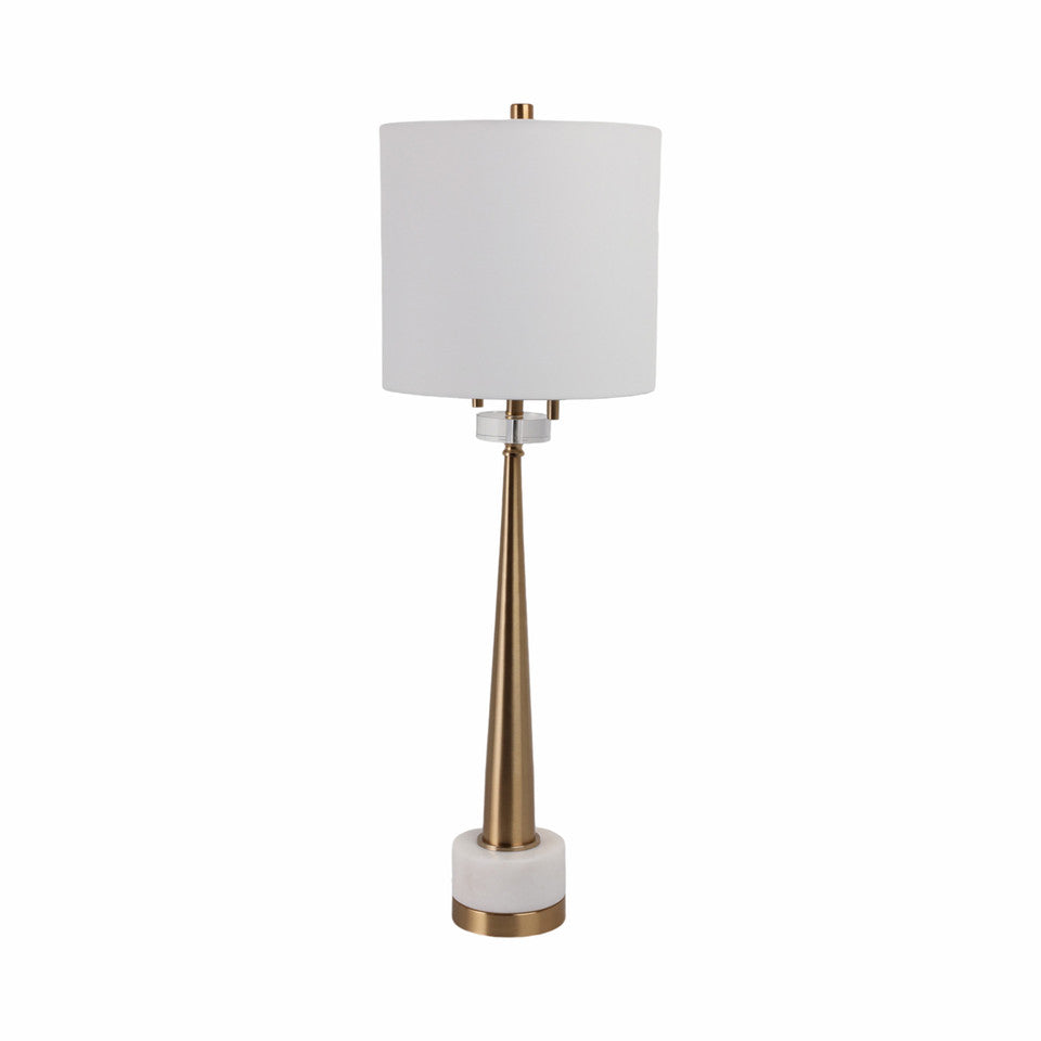 LAMPARA GENOA BASE MTL DORADO                                     12"X36"H
