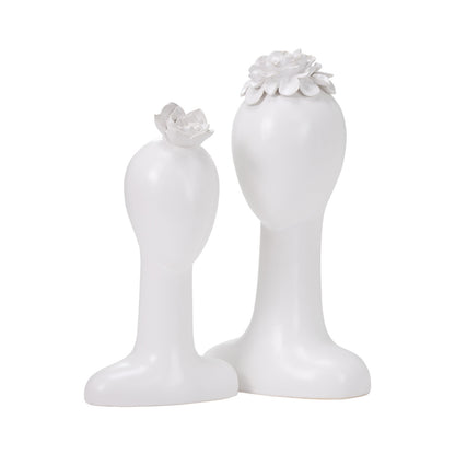 SET/2 ESCULTURAS HALTON CERAMIC