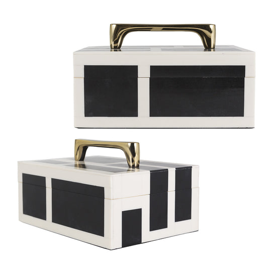 SET/2 CAJAS KASAI BLANCO&NEGRO