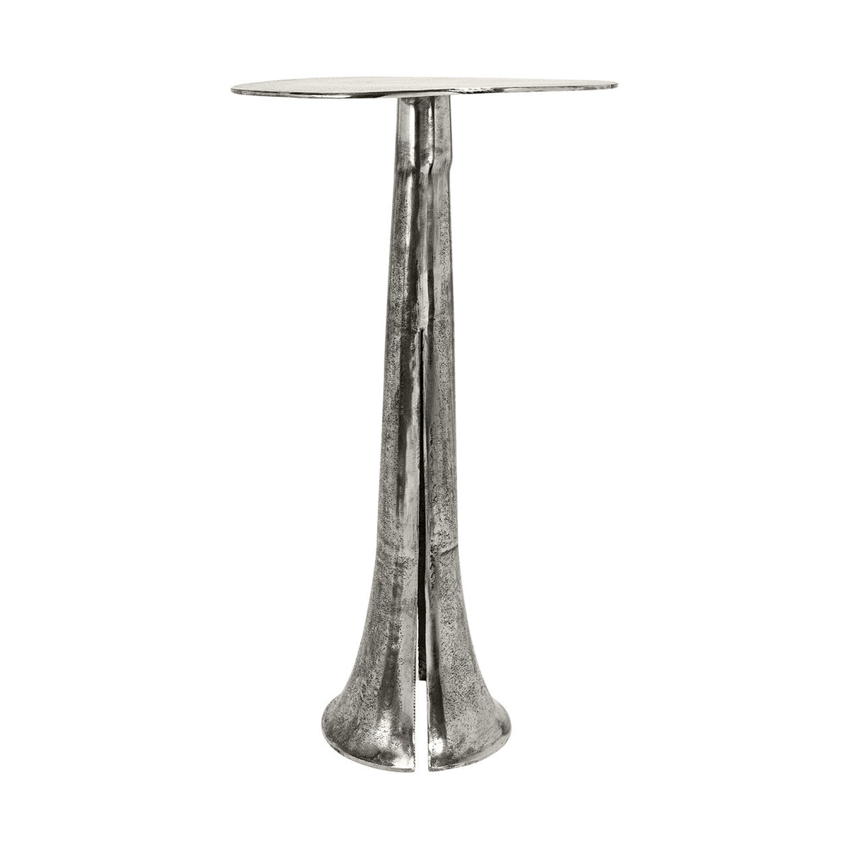 Mesa Braylon de Aluminio Plateado
