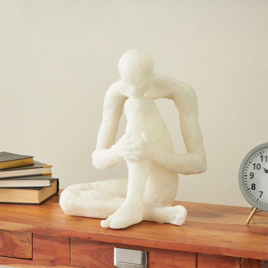 ESCULTURA DECORATIVA PENSANDO