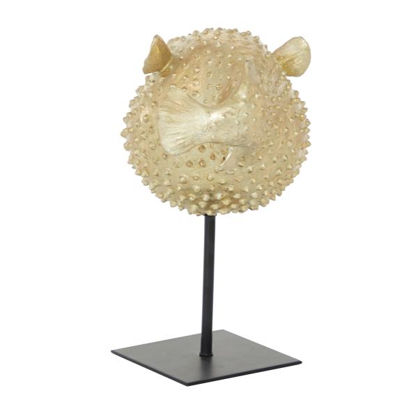 ESCULTURA DECORATIVA DE PEZ GLOBO