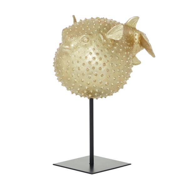 ESCULTURA DECORATIVA PEZ GLOBO GRANDE