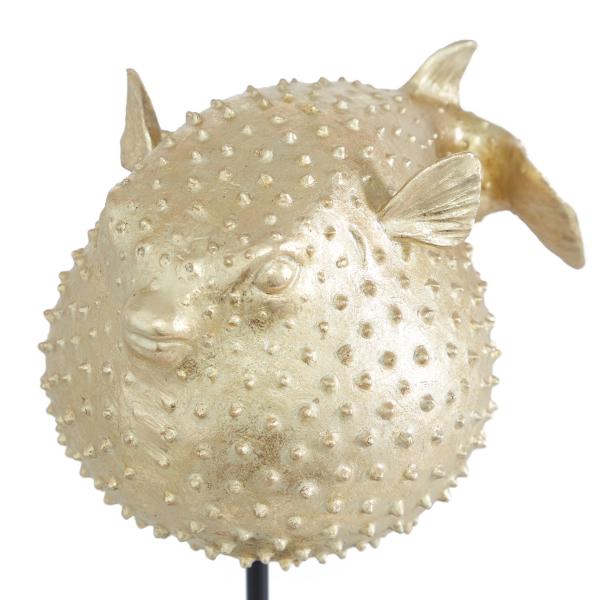 ESCULTURA DECORATIVA PEZ GLOBO GRANDE