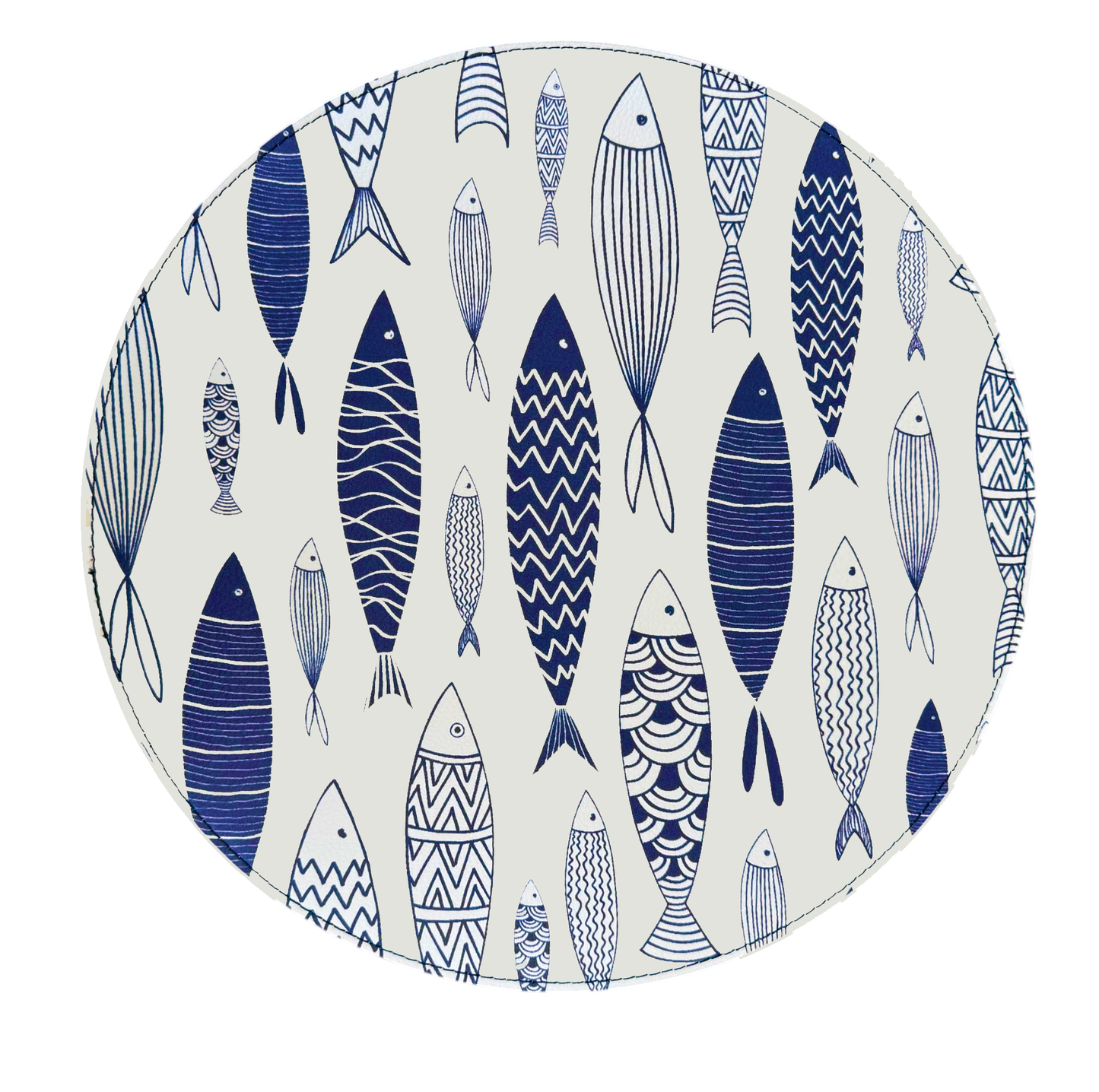 BAJO PLATO PECES AZULES FLEXIBLE