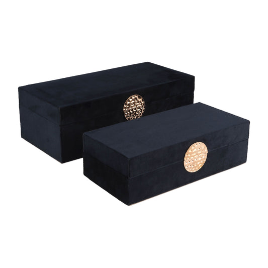 SET/2 CAJAS NAVY MEDALLION