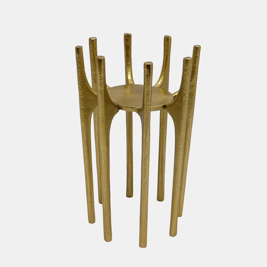 PORTAVELA SPIKE ALUMINIO DORADO GRANDE