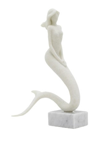 ESCULTURA SIRENA CASPIAN  BASE MARMOL