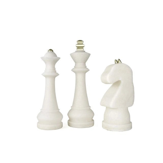 Set de 3 Piezas de Ajedrez Afton Blanco