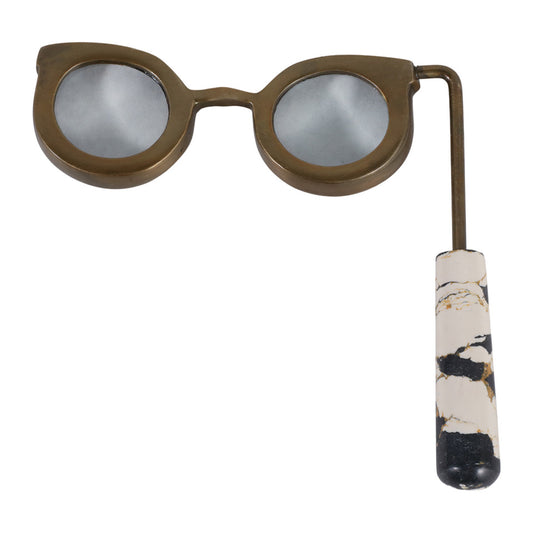 LUPA SHIMON  ALUMINIO & PIEDRA ARTIFICIAL