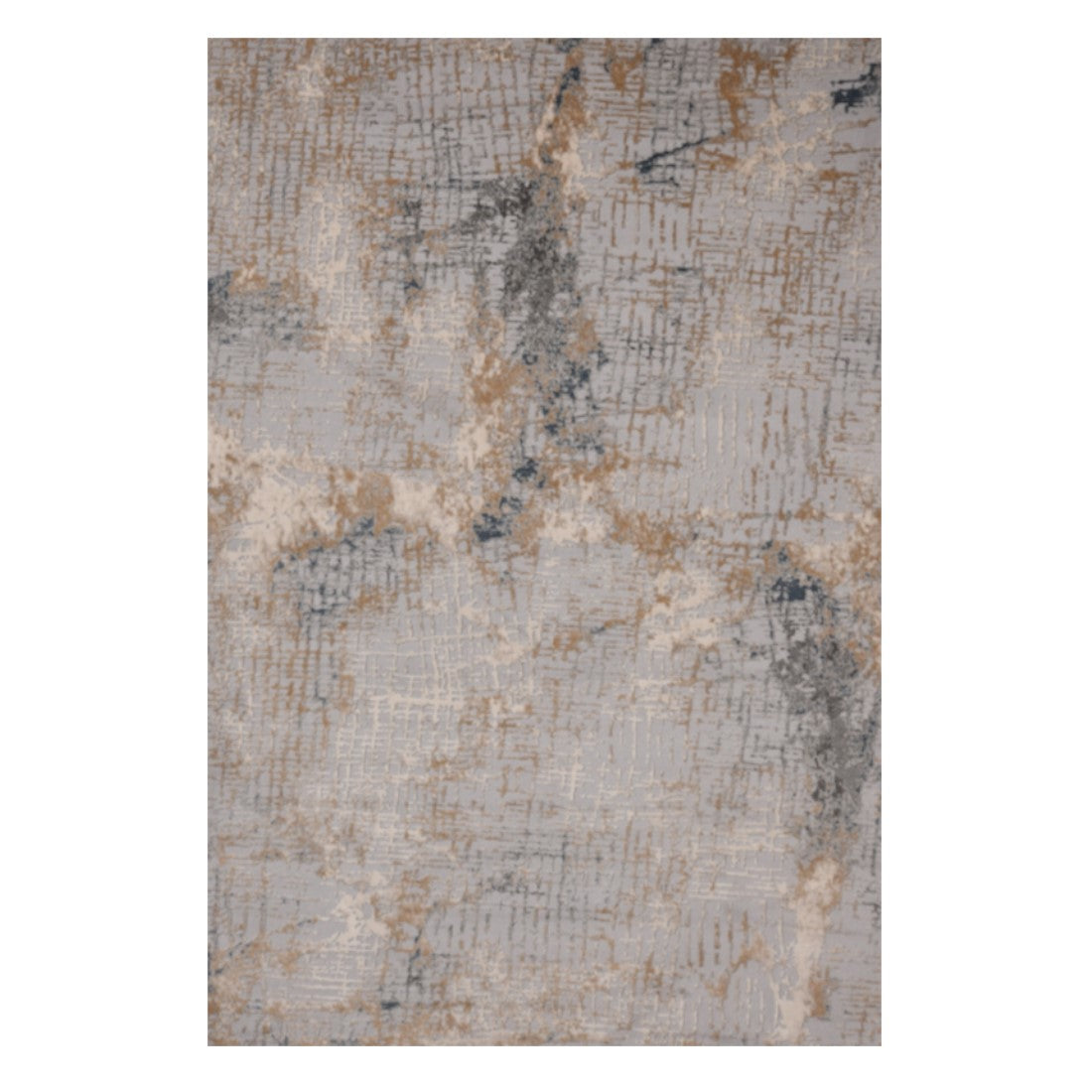 Alfombra Mardin Gris y Oro 240x330