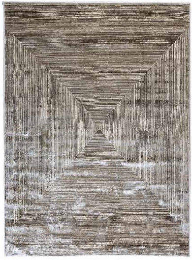 Alfombra Rienz Beige y Plata 240x330