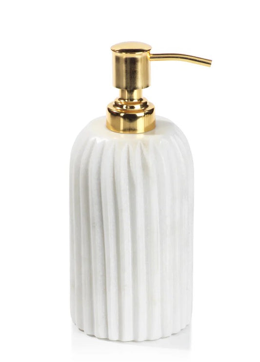 Dispensador de Jabón de Mármol Blanco