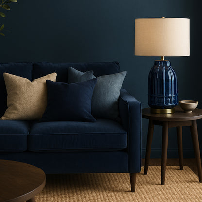 LAMPARA ALBANY AZUL