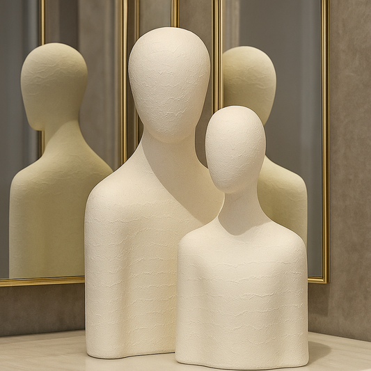 SET/2 ESCULTURA ASHTON HOMBRE Y MUJER