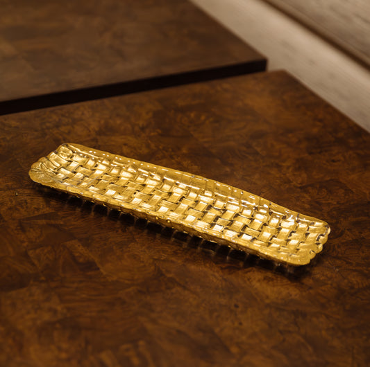 Charola Rectangular Trenzada